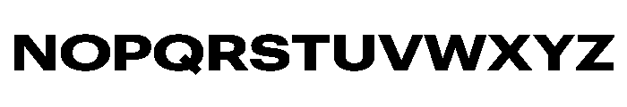 Graphik Wide Bold Font UPPERCASE