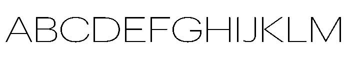 Graphik Wide Extralight Font UPPERCASE