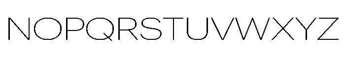 Graphik Wide Extralight Font UPPERCASE