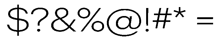 Graphik Wide Light Font OTHER CHARS