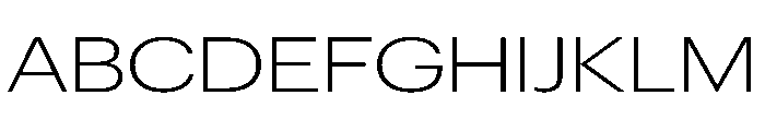 Graphik Wide Light Font UPPERCASE