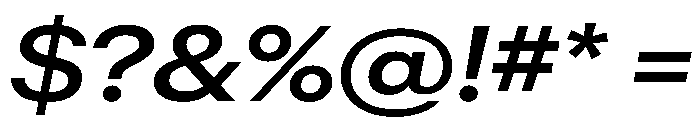 Graphik Wide Medium Italic Font OTHER CHARS