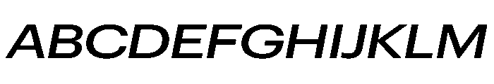 Graphik Wide Medium Italic Font UPPERCASE