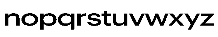 Graphik Wide Medium Font LOWERCASE