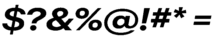 Graphik Wide Semibold Italic Font OTHER CHARS