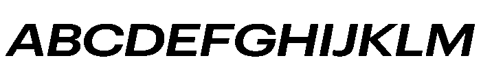 Graphik Wide Semibold Italic Font UPPERCASE