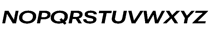 Graphik Wide Semibold Italic Font UPPERCASE