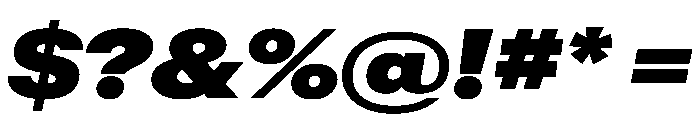 Graphik Wide Super Italic Font OTHER CHARS