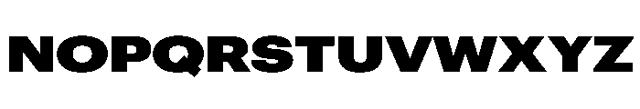 Graphik Wide Super Font UPPERCASE