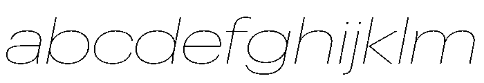 Graphik Wide Thin Italic FONT