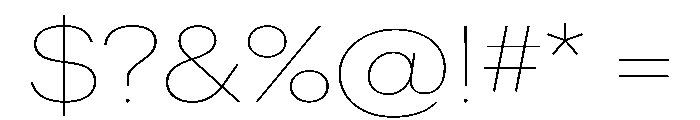 Graphik Wide Thin Font OTHER CHARS