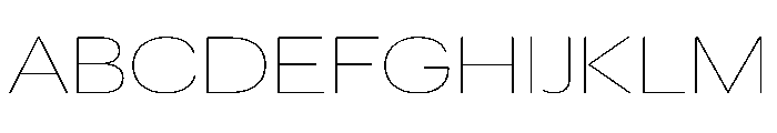 Graphik Wide Thin Font UPPERCASE