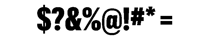 Graphik X Condensed Black Font OTHER CHARS