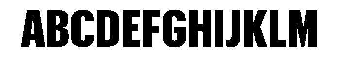 Graphik X Condensed Black Font UPPERCASE