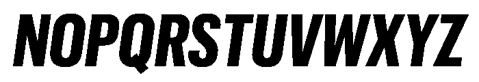 Graphik X Condensed Bold Italic Font UPPERCASE