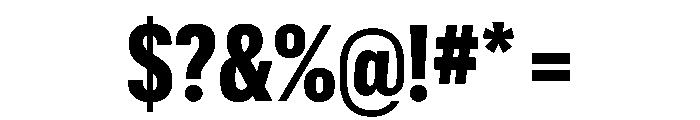 Graphik X Condensed Bold Font OTHER CHARS