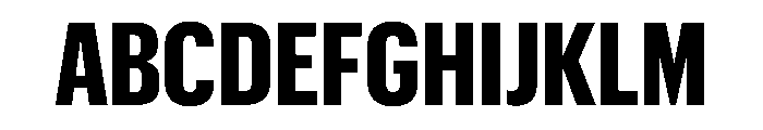 Graphik X Condensed Bold Font UPPERCASE