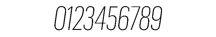 Graphik X Condensed Extralight Italic Font OTHER CHARS