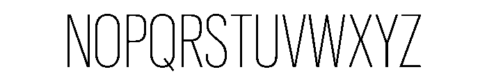 Graphik X Condensed Extralight Font UPPERCASE