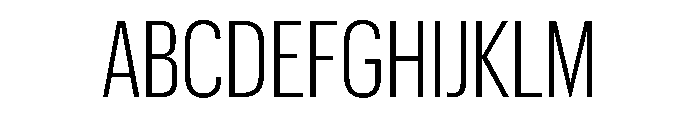 Graphik X Condensed Light Font UPPERCASE