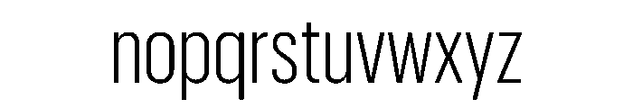 Graphik X Condensed Light Font LOWERCASE