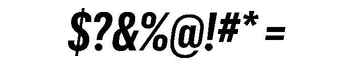 Graphik X Condensed Semibold Italic Font OTHER CHARS