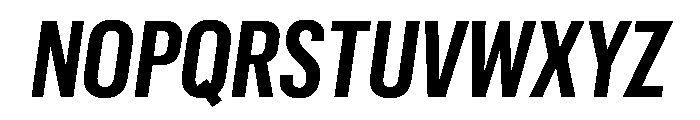Graphik X Condensed Semibold Italic Font UPPERCASE