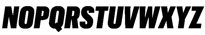 Graphik X Condensed Super Italic Font UPPERCASE
