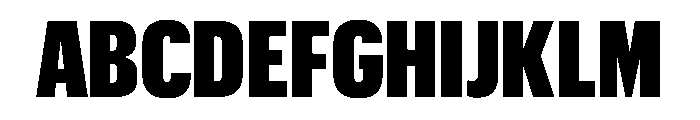 Graphik X Condensed Super Font UPPERCASE