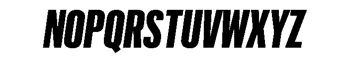 Graphik XX Condensed Black Italic Font UPPERCASE