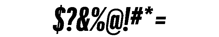Graphik XX Condensed Bold Italic Font OTHER CHARS