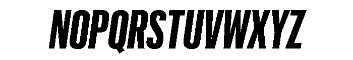 Graphik XX Condensed Bold Italic Font UPPERCASE