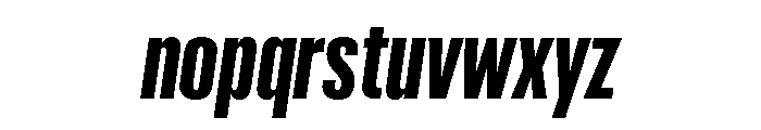 Graphik XX Condensed Bold Italic Font LOWERCASE