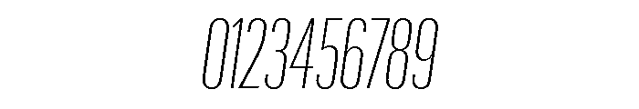 Graphik XX Condensed Extralight Italic Font OTHER CHARS