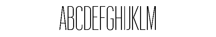 Graphik XX Condensed Extralight Font UPPERCASE