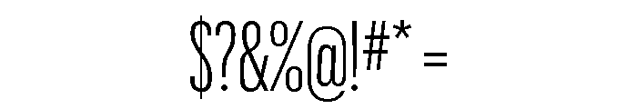 Graphik XX Condensed Light Font OTHER CHARS