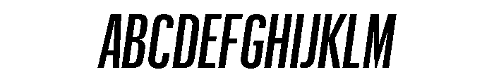 Graphik XX Condensed Medium Italic Font UPPERCASE