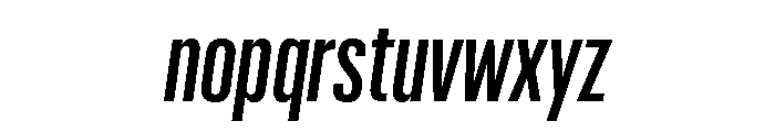Graphik XX Condensed Medium Italic Font LOWERCASE