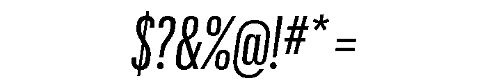 Graphik XX Condensed Regular Italic Font OTHER CHARS