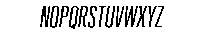Graphik XX Condensed Regular Italic Font UPPERCASE