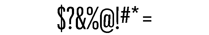 Graphik XX Condensed Regular Font OTHER CHARS
