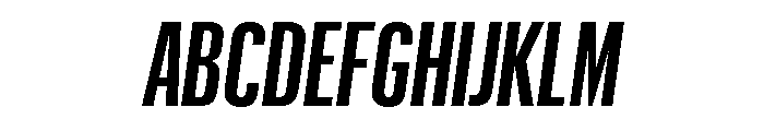 Graphik XX Condensed Semibold Italic Font UPPERCASE