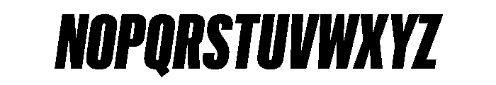 Graphik XX Condensed Super Italic Font UPPERCASE
