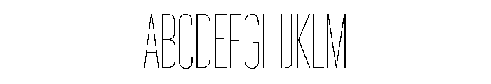 Graphik XX Condensed Thin Font UPPERCASE
