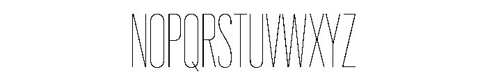 Graphik XX Condensed Thin Font UPPERCASE
