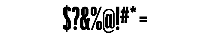 Graphik XXX Condensed Black Font OTHER CHARS
