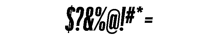 Graphik XXX Condensed Bold Italic Font OTHER CHARS