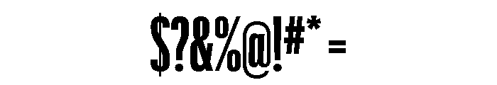 Graphik XXX Condensed Bold Font OTHER CHARS