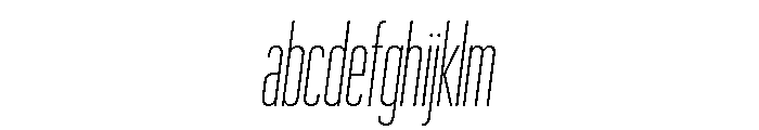 Graphik XXX Condensed Extralight Italic FONT
