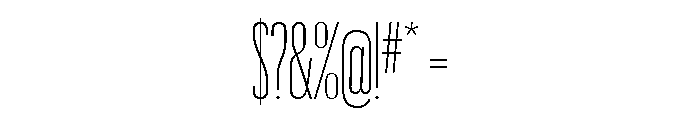 Graphik XXX Condensed Extralight Font OTHER CHARS
